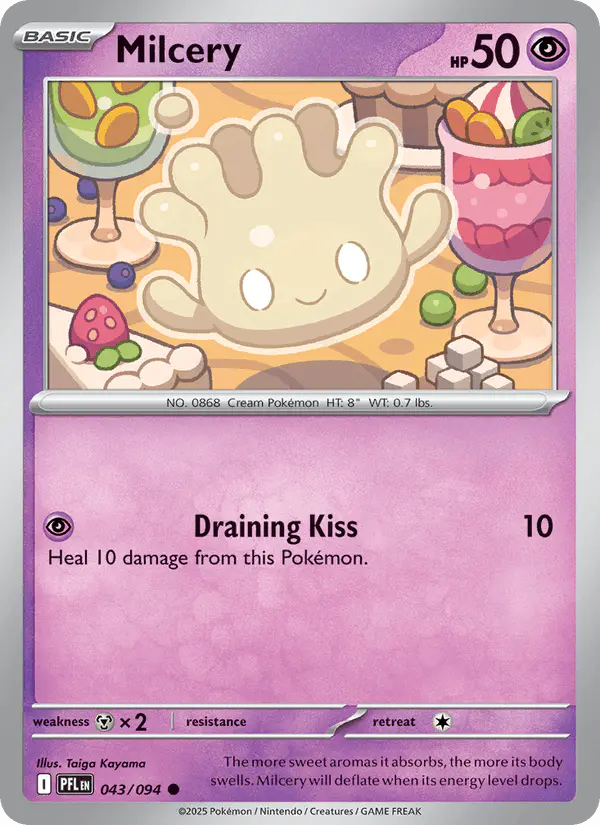 Carta Milcery 043/094 de Phantasmal Flames