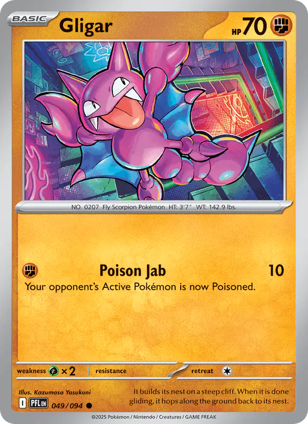 Carta Gligar 049/094 de Phantasmal Flames