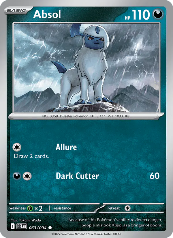 Carta Absol 063/094 de Phantasmal Flames