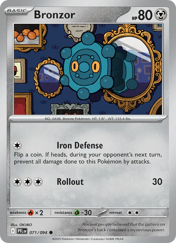 Carta Bronzor 071/094 de Phantasmal Flames