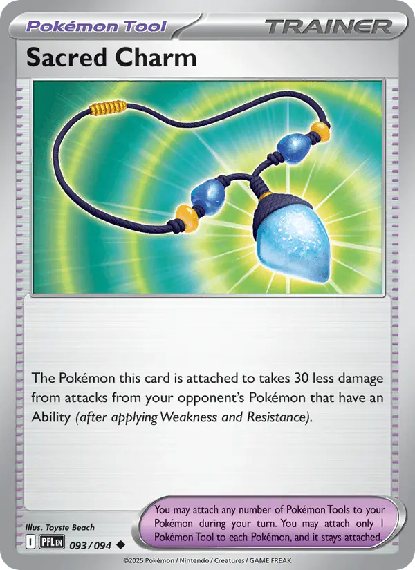 Carta Sacred Charm 093/094 de Phantasmal Flames