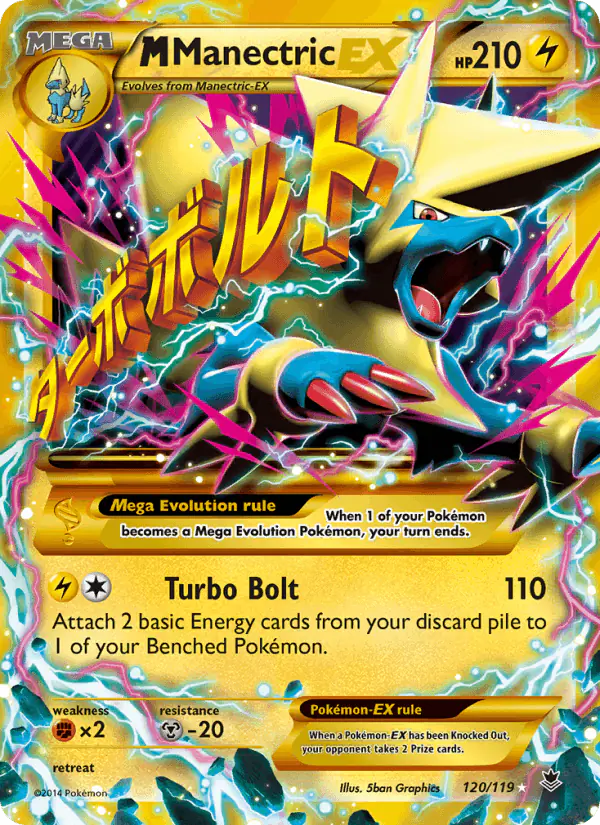Carta M Manectric EX 120/119 de Phantom Forces