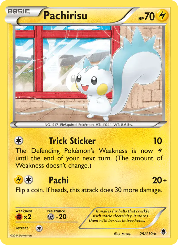 Carta Pachirisu 25/119 de Phantom Forces