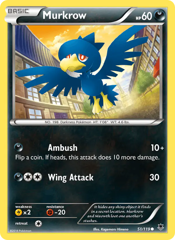 Carta Murkrow 51/119 de Phantom Forces