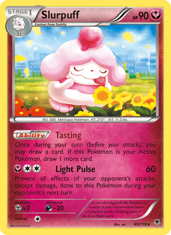 Carta Slurpuff 69/119 de Phantom Forces