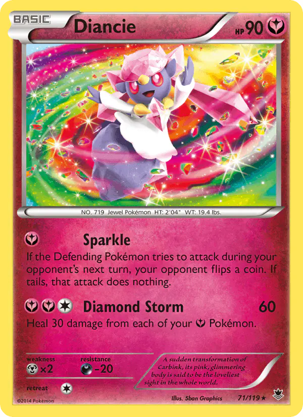 Carta Diancie 71/119 de Phantom Forces