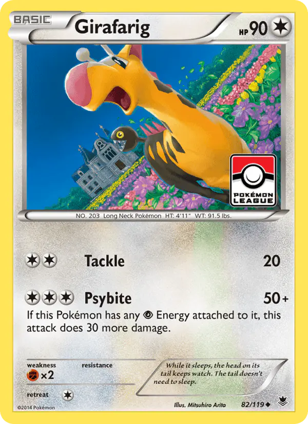 Carta Girafarig 82/119 de Phantom Forces
