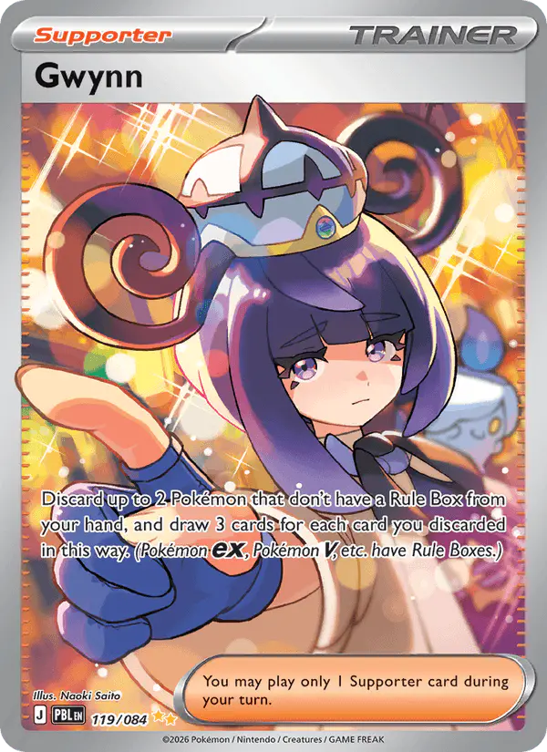 Carta Gwynn 119/084 de Pitch Black