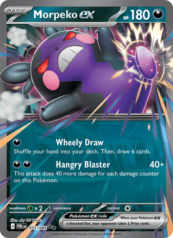 Carta Morpeko ex 055/084 de Pitch Black