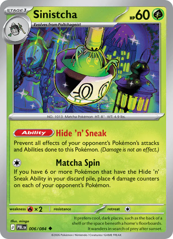 Carta Sinistcha 006/084 de Pitch Black
