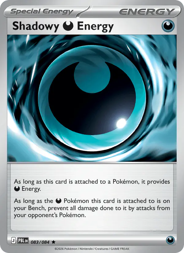 Carta Shadowy Darkness Energy 083/084 de Pitch Black