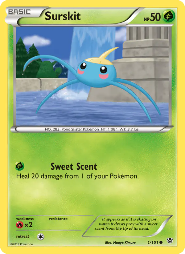 Carta Surskit 1/101 de Plasma Blast