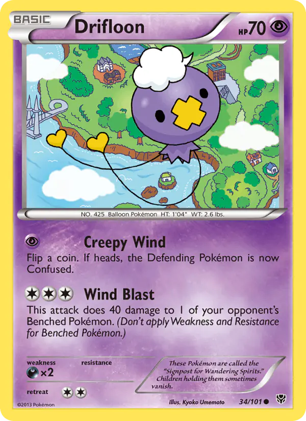 Carta Drifloon 34/101 de Plasma Blast