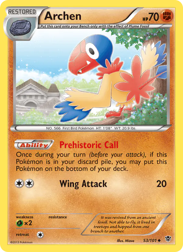 Carta Archen 53/101 de Plasma Blast