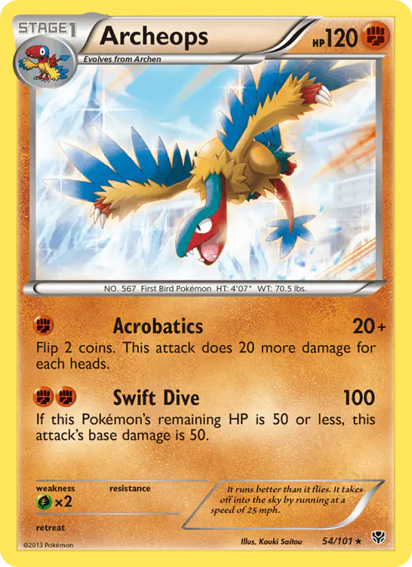 Carta Archeops 54/101 de Plasma Blast