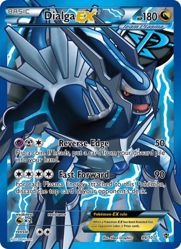 Carta Dialga-EX 99/101 de Plasma Blast