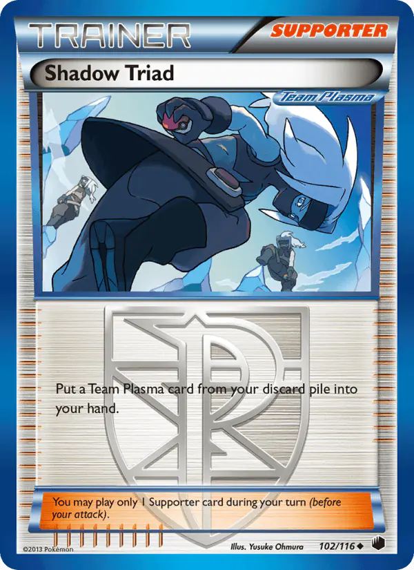 Carta Shadow Triad 102/116 de Plasma Freeze