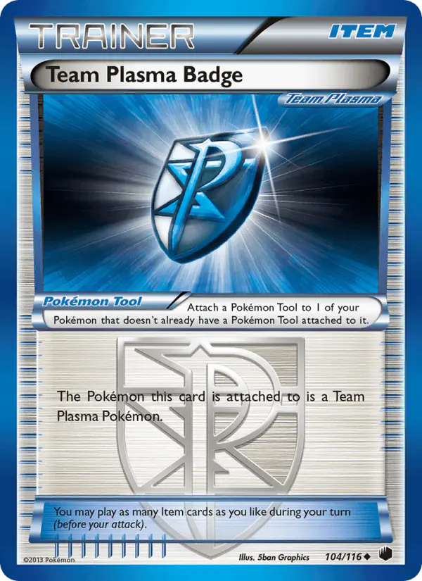 Carta Team Plasma Badge 104/116 de Plasma Freeze