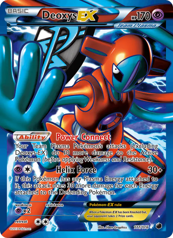 Carta Deoxys-EX 111/116 de Plasma Freeze