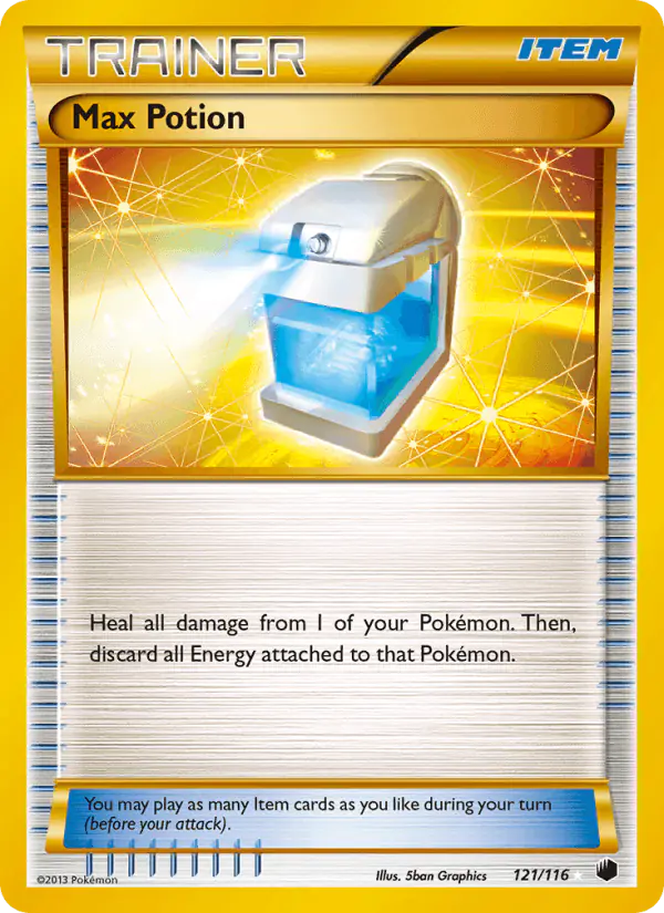 Carta Max Potion 121/116 de Plasma Freeze