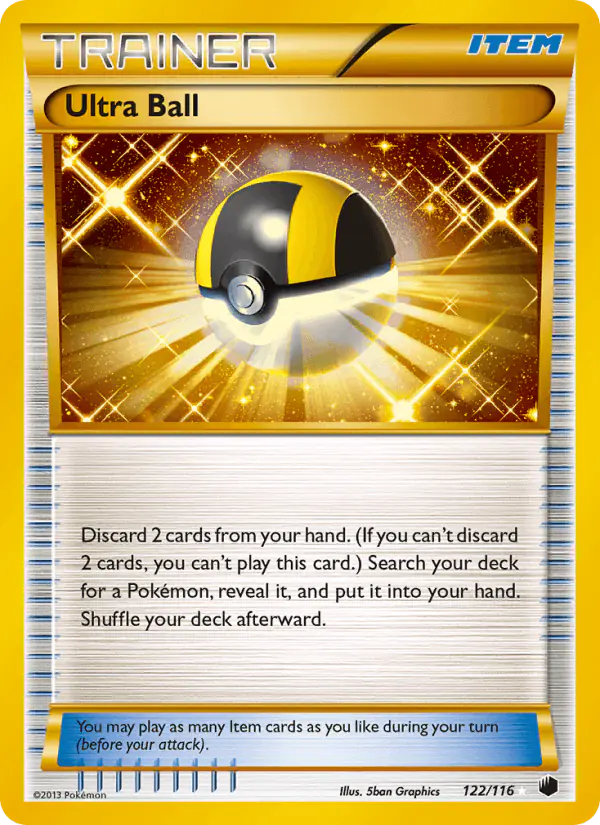 Carta Ultra Ball 122/116 de Plasma Freeze