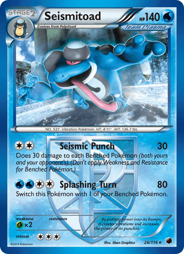 Carta Seismitoad 26/116 de Plasma Freeze