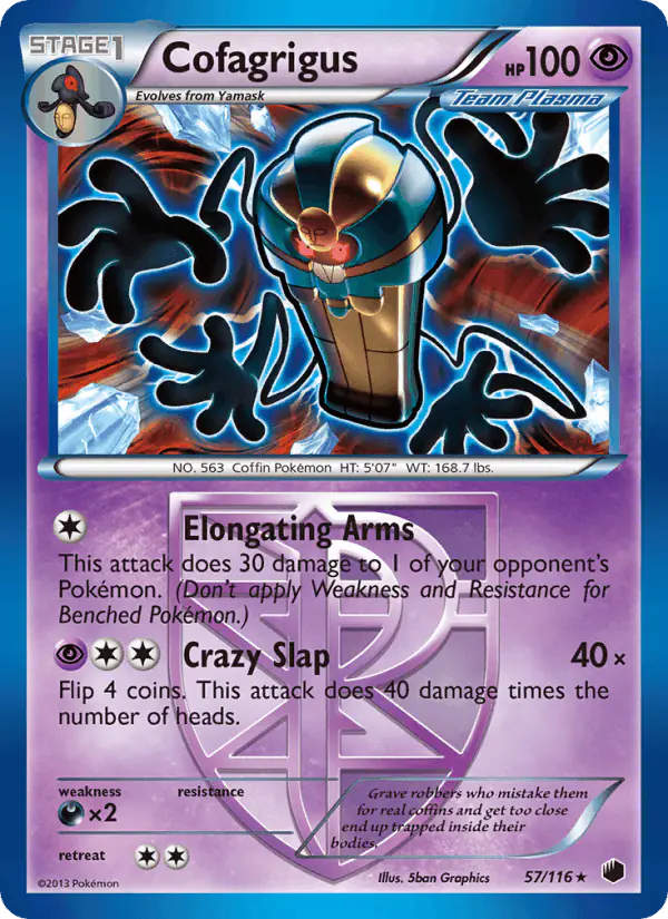 Carta Cofagrigus 57/116 de Plasma Freeze