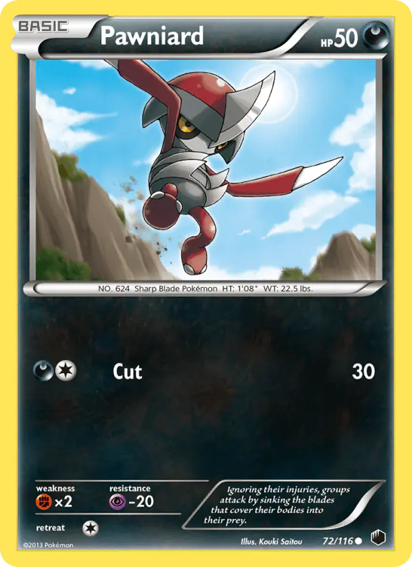 Carta Pawniard 72/116 de Plasma Freeze