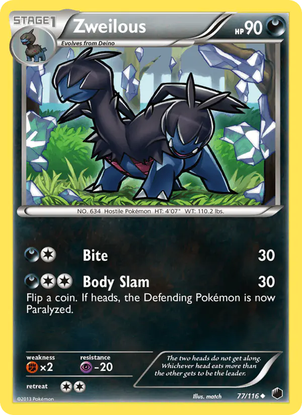 Carta Zweilous 77/116 de Plasma Freeze