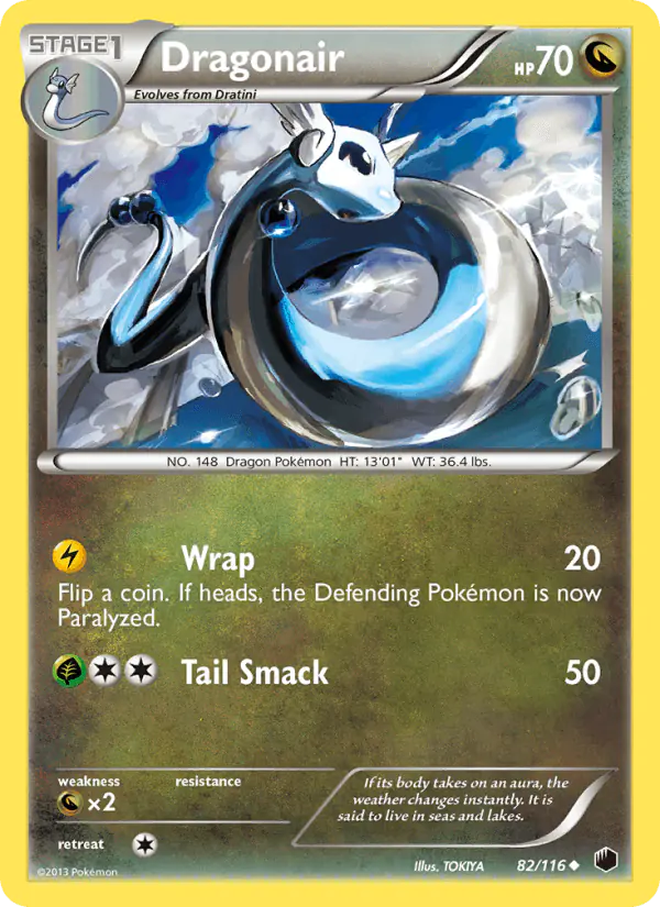 Carta Dragonair 82/116 de Plasma Freeze