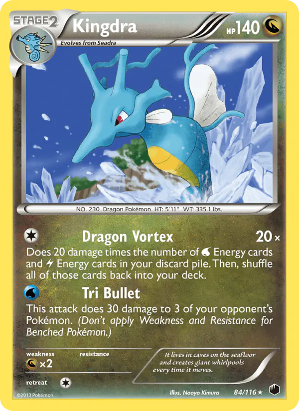 Carta Kingdra 84/116 de Plasma Freeze