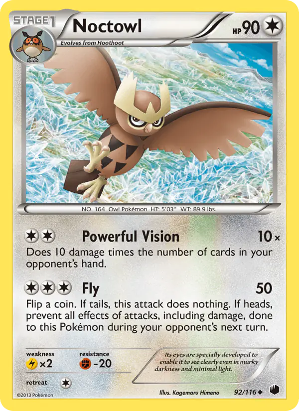 Carta Noctowl 92/116 de Plasma Freeze