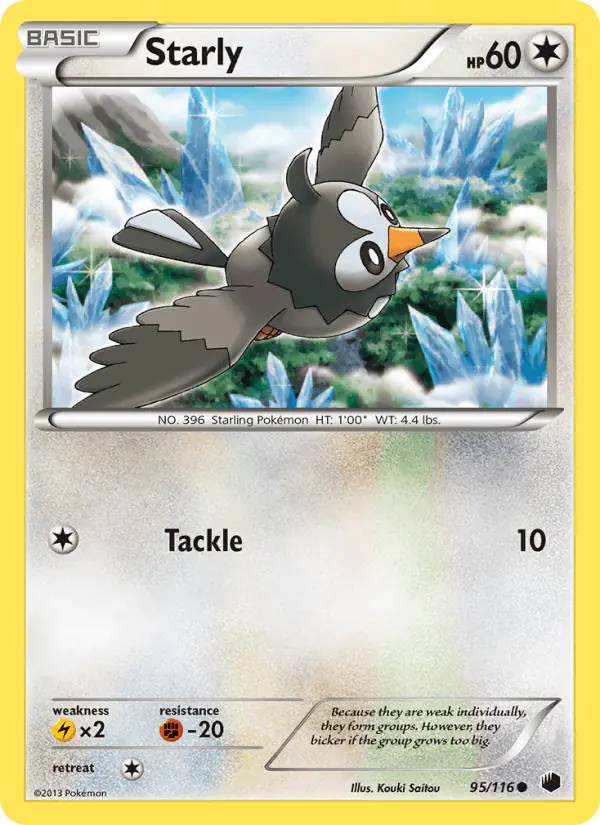 Carta Starly 95/116 de Plasma Freeze
