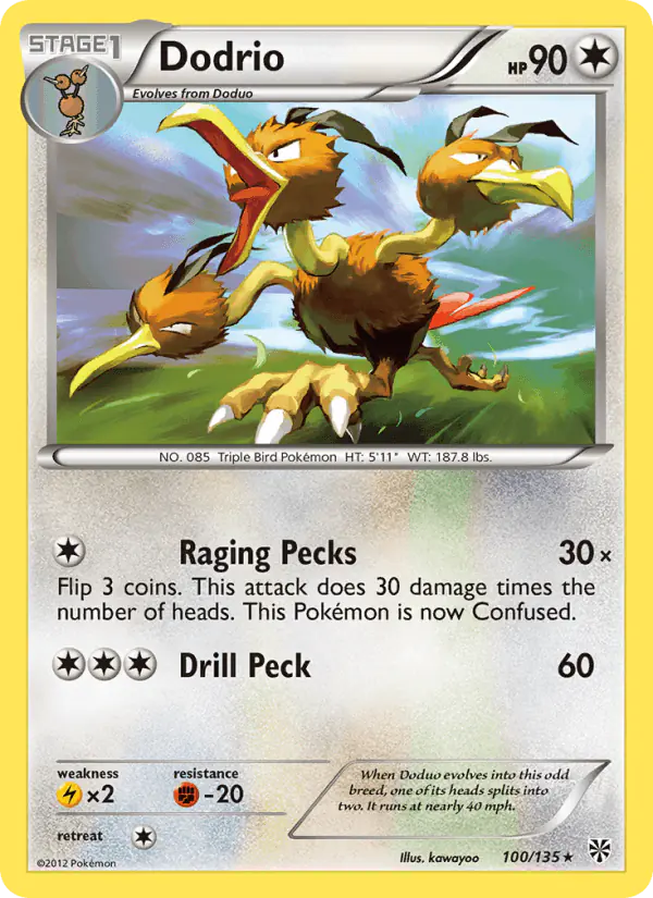 Carta Dodrio 100/135 de Plasma Storm
