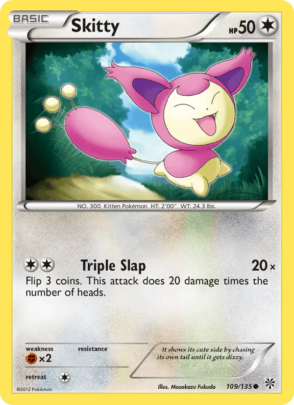 Carta Skitty 109/135 de Plasma Storm