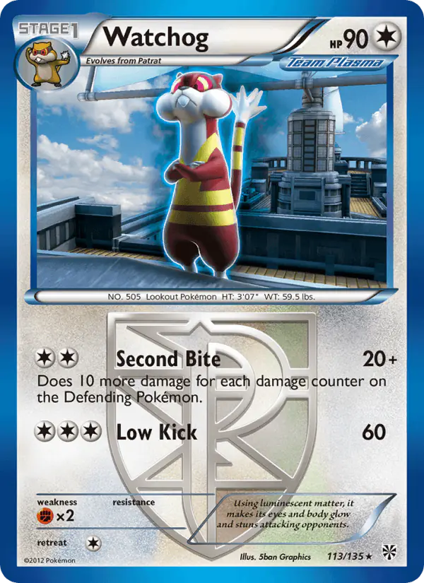 Carta Watchog 113/135 de Plasma Storm