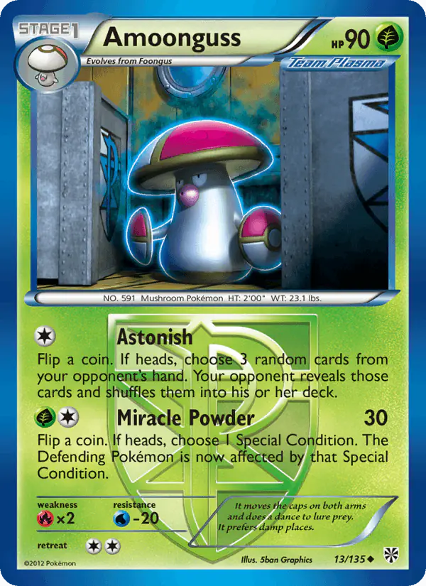 Carta Amoonguss 13/135 de Plasma Storm