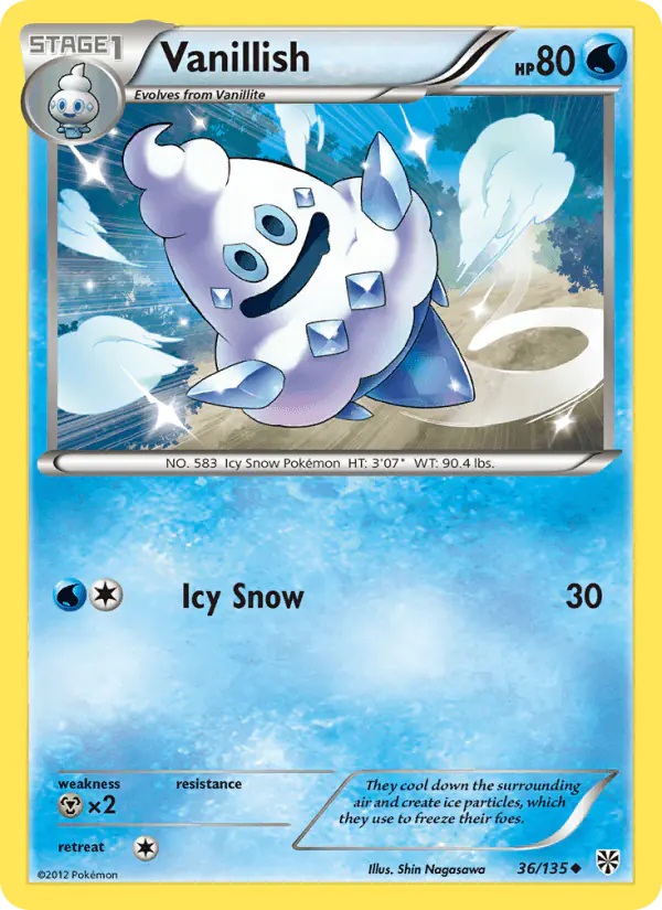 Carta Vanillish 36/135 de Plasma Storm