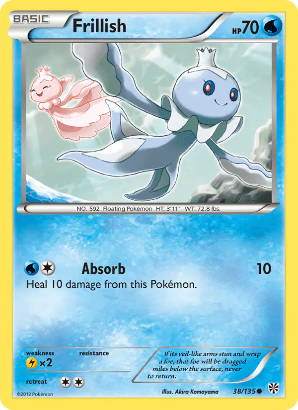 Carta Frillish 38/135 de Plasma Storm