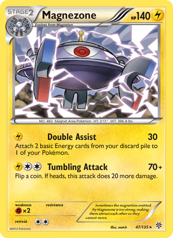 Carta Magnezone 47/135 de Plasma Storm