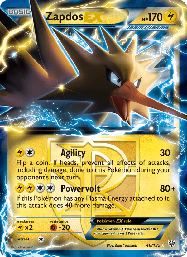 Carta Zapdos-EX 48/135 de Plasma Storm