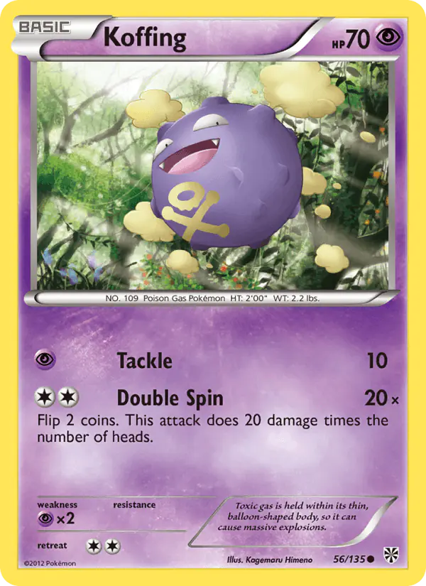 Carta Koffing 56/135 de Plasma Storm