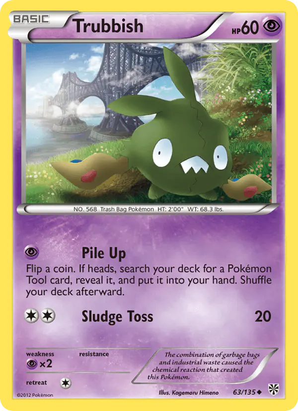 Carta Trubbish 63/135 de Plasma Storm