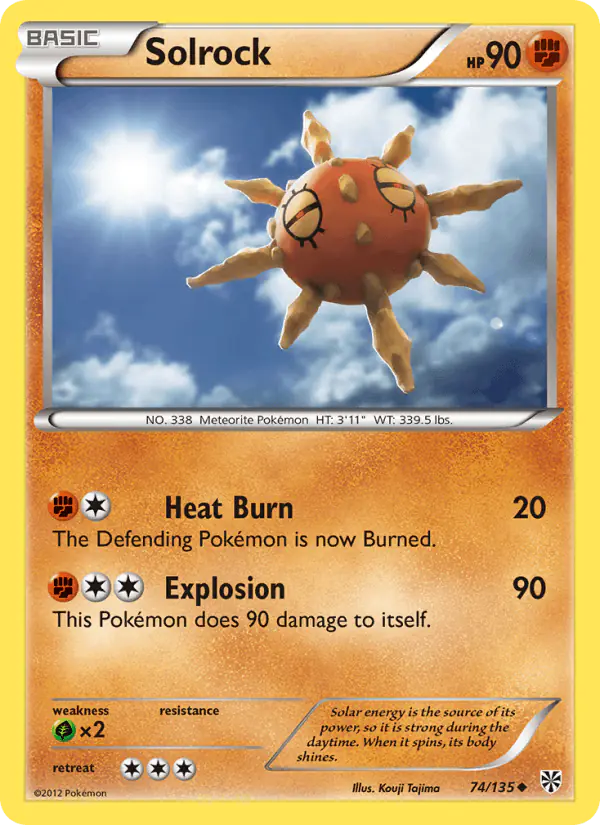 Carta Solrock 74/135 de Plasma Storm