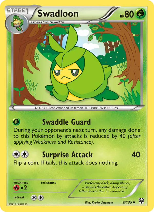 Carta Swadloon 9/135 de Plasma Storm