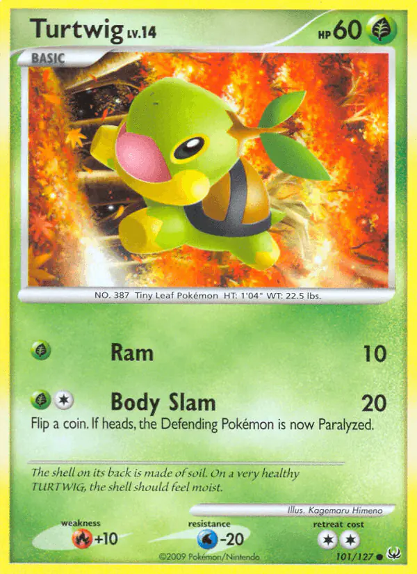 Carta Turtwig 101/127 de Platinum