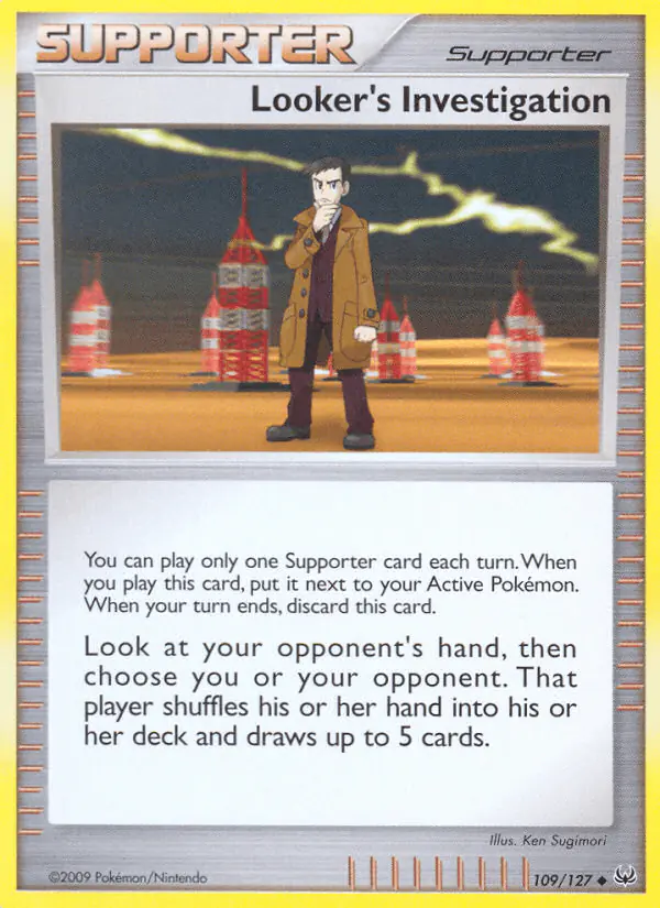 Carta Looker's Investigation 109/127 de Platinum