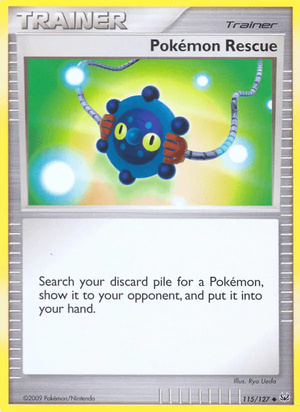 Carta Pokémon Rescue 115/127 de Platinum