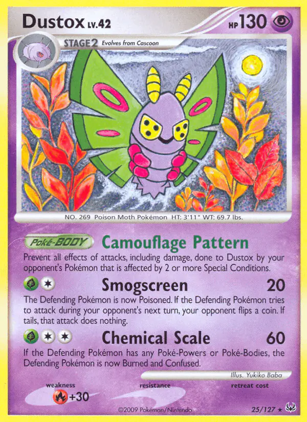 Carta Dustox 25/127 de Platinum
