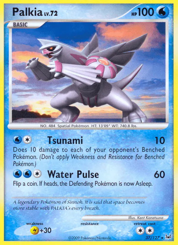 Carta Palkia 37/127 de Platinum